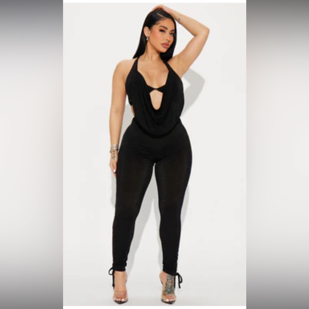 Fashion Nova Black Jumpsuit